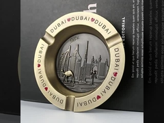 Stile portachiavi postale posacenere con corpo in lega di zinco