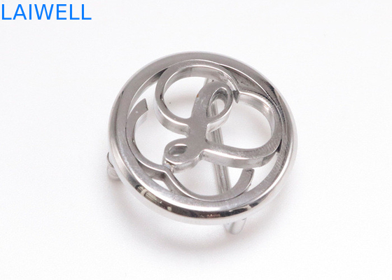 Fermagli di cinghia occidentali di Custom Letter Metal del cowboy di stile di più nuova progettazione con rivestimento d'argento