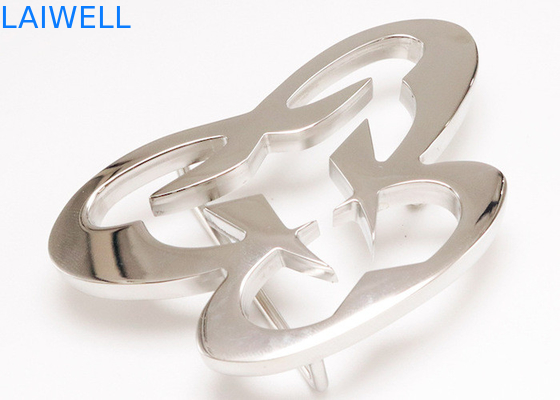 Fermagli di cinghia occidentali di Custom Letter Metal del cowboy di stile di più nuova progettazione con rivestimento d'argento