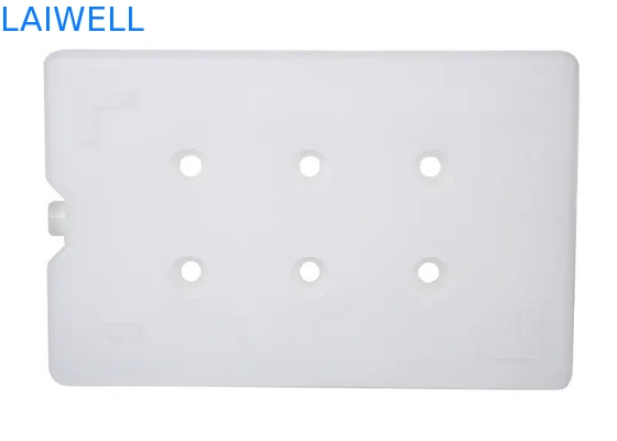 Il custode riutilizzabile del ghiaccio del PE di 195*140*30MM progetta i recipienti per il cliente di plastica per stoccaggio