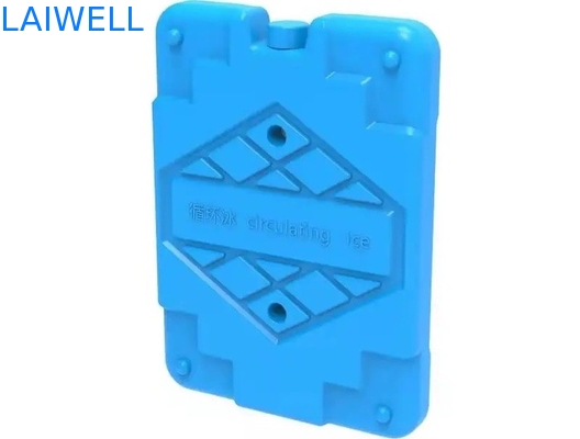 Il custode riutilizzabile del ghiaccio del PE di 195*140*30MM progetta i recipienti per il cliente di plastica per stoccaggio