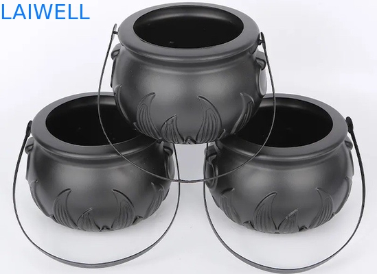 1200ML il secchio Candy su ordinazione del nero pp stona i recipienti di plastica per Holloween