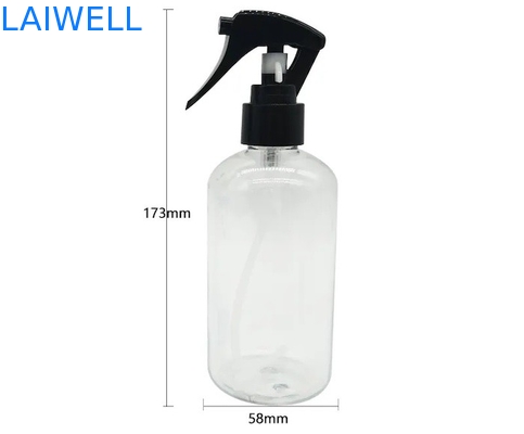 Contenitore di plastica dell'imballatore della bottiglia dello spruzzo di innesco dell'ANIMALE DOMESTICO 250ML con il porto di caricamento di Shenzhen & stampare disponibile