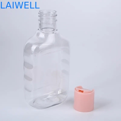 Recipienti di plastica riutilizzabili delle bottiglie trasparenti della lozione del quadrato dell'ANIMALE DOMESTICO di 73*41*145MM 250ML Eco per l'organizzazione domestica