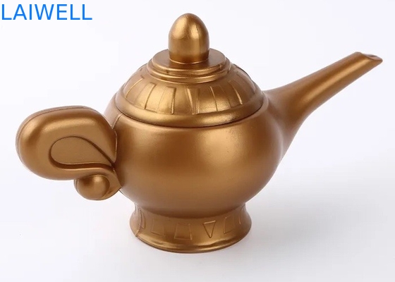 Lampada diabolica nera di Genie Lamp Souvenir Aladdin Magic degli anti di plastica dei recipienti dell'HDPE puntelli statici su ordinazione di Halloween