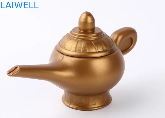 Lampada diabolica nera di Genie Lamp Souvenir Aladdin Magic degli anti di plastica dei recipienti dell'HDPE puntelli statici su ordinazione di Halloween