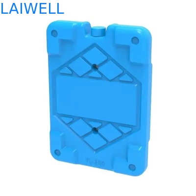 L'abitudine blu del blocchetto del congelatore del ghiaccio della bottiglia del mattone dell'HDPE pesa la latta di plastica di alta resistenza all'umidità