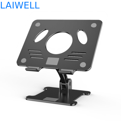 Supporto di alluminio ergonomico regolabile d'argento del computer portatile del metallo di 270*245*70MM con progettazione arieggiata