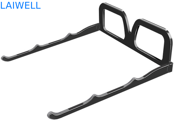 Progetti il supporto per il cliente di alluminio d'argento pieghevole del computer portatile del metallo del supporto del blocco note di vetro
