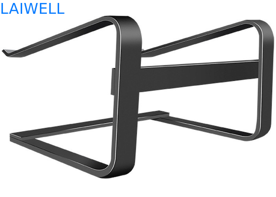 Supporto da tavolino di alluminio d'argento del computer portatile del metallo del peso leggero di 260*230*160MM