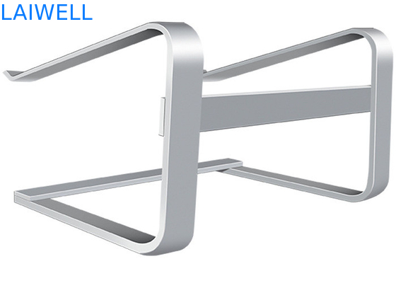 Supporto da tavolino di alluminio d'argento del computer portatile del metallo del peso leggero di 260*230*160MM