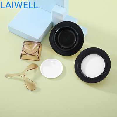 Contenitori in plastica per barattoli cosmetici di lusso mini personalizzati da 30 g con coperchi a chiusura stretta