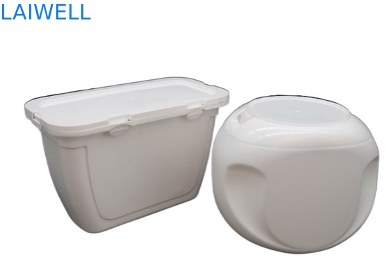 Scatola detergente durevole di immagazzinamento nella bottiglia dei recipienti di plastica del PE di colore della lavanderia del contenitore bianco di gel