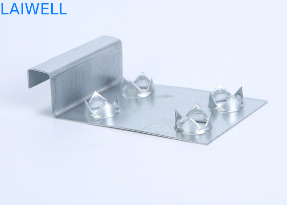 Trasformazione imballaggi in metallo su misura scatole di legno accessori hardware sostegno gancio lamiera di acciaio galvanizzata striscia