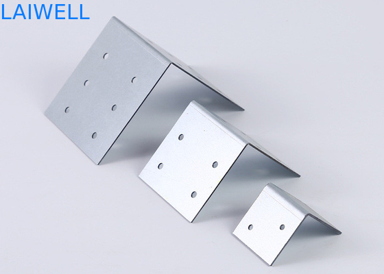 Trasformazione di stampi di metallo personalizzati Con bordura di scatola di legno a forma di L Anello di protezione fisso Parti di hardware in ferro galvanizzato