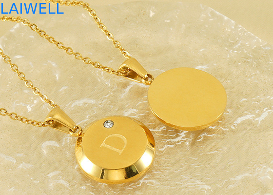 Gioielli di design di lusso moderno 18*18MM 18K dorati Pendienti per lettere in acciaio inossidabile con zircone