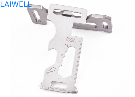 Stampaggio a forno di precisione 70 mm sabbiatura multifunzione Stainess Acciaio Apribottiglie scheda utensile EDC