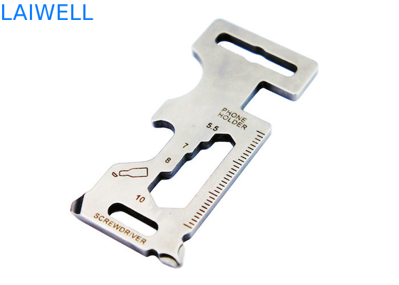 Stampaggio a forno di precisione 70 mm sabbiatura multifunzione Stainess Acciaio Apribottiglie scheda utensile EDC