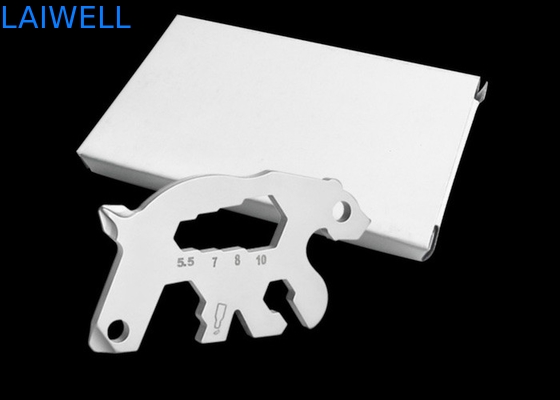 55 mm Apribottiglie leggere e di design animale in metallo Prodotto durevole in acciaio inossidabile Scheda utensile EDC multiuso