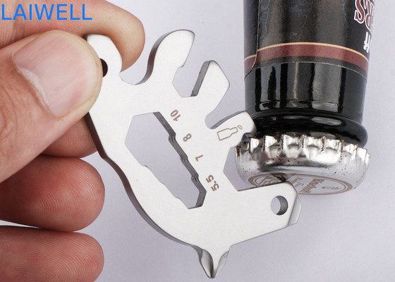 55 mm Apribottiglie leggere e di design animale in metallo Prodotto durevole in acciaio inossidabile Scheda utensile EDC multiuso