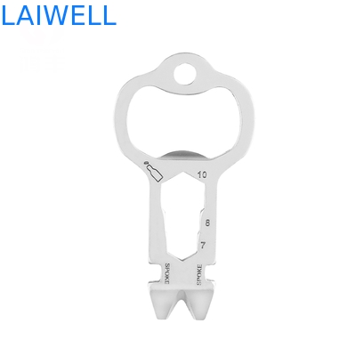 Custom Lightweight 60MM Durable in acciaio inossidabile multiuso EDC Tool Card Metal Bottle Opener