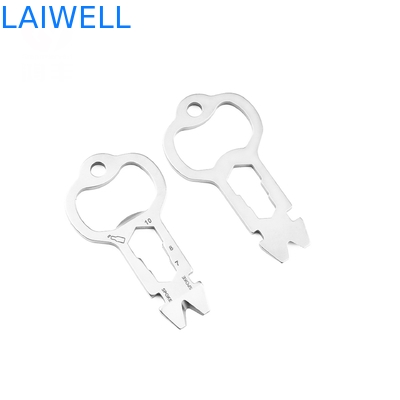 Custom Lightweight 60MM Durable in acciaio inossidabile multiuso EDC Tool Card Metal Bottle Opener