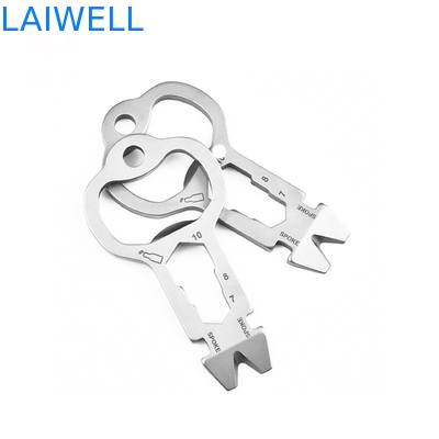 Custom Lightweight 60MM Durable in acciaio inossidabile multiuso EDC Tool Card Metal Bottle Opener