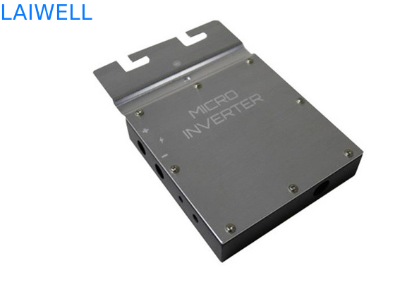 Stampaggio CNC su misura di metallo argento grigio alluminio elettronica micro inverter alloggiamento parti di lavorazione