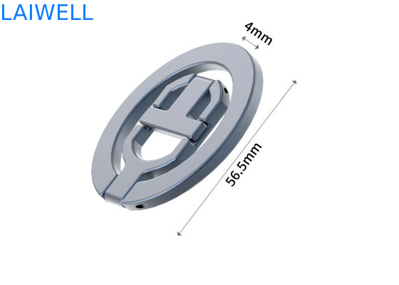 56.5*4MM Porta anello personalizzato Nuovo supporto per telefono cellulare magnetico in lega di zinco ultra sottile