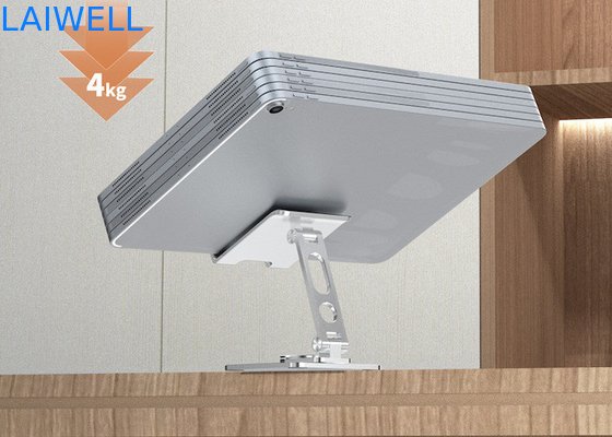 95*132*44MM Nuovo design di lusso Portatile 360 gradi di rotazione argento alluminio pieghevole supporto per telefono cellulare