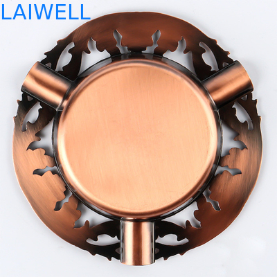 108*109MM Personalizzato Fusione a fuso in lega di zinco posacenere metallico cilindrico con finitura di rivestimento