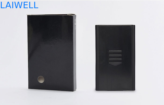 Portable 60*15*100MM Silver Anodized Aluminum Card Wallet con incisione laser personalizzabile