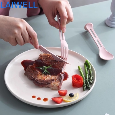 170*40MM Multifunzione di paglia di grano rosa 3-in-1 Set di piattaforme Eco riutilizzabile accessori da tavola leggero e adatto per la cucina può essere utilizzato più volte E facile da trasportare e conservare