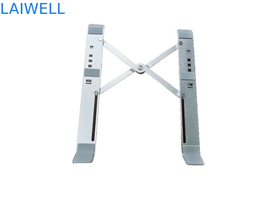 Portatile leggero 253*60*20mm Grigio In alluminio Pieghevole Regolabile Metallo Stand Laptop Semplice E Elegante Disegno