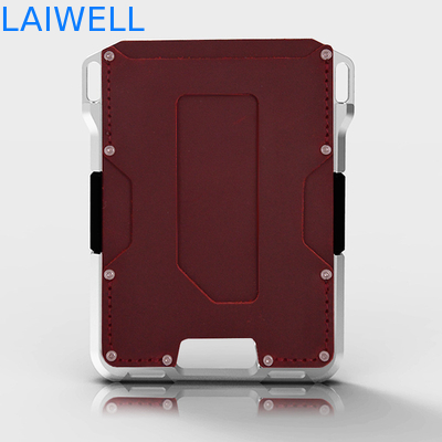 EXW Termine di consegna Portafoglio di carta di alluminio con fascia di silicone e design di lusso