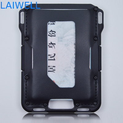 EXW Termine di consegna Portafoglio di carta di alluminio con fascia di silicone e design di lusso
