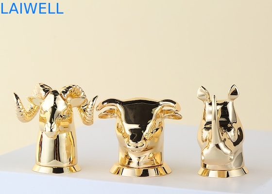 Tappi personalizzabili per flaconi di profumo con design animale, placcatura in oro, pressofusione in lega di zinco, adatti alla maggior parte dei flaconi di profumo