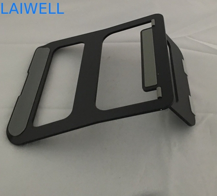 Vassoio di alluminio d'anodizzazione del computer portatile di 230*210*4mm Macbook del supporto nero del metallo