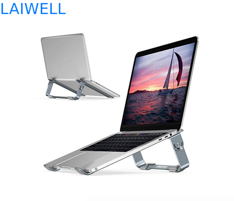 Supporto del metallo del computer portatile di adeguamento 3mm della sezione di minimalismo 4 che piega il supporto di Ipad