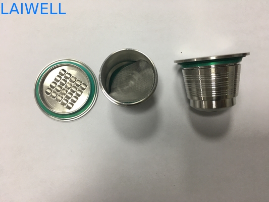 Tornio di CNC che lavora la capsula del caffè SS304/la tazza a macchina riutilizzabili filtrante di caffè