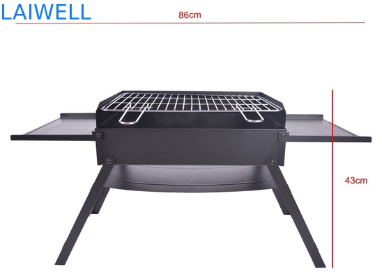 Il barbecue di acciaio al cromo del peso leggero 45*30*30cm griglia le griglie di campeggio portatili del barbecue