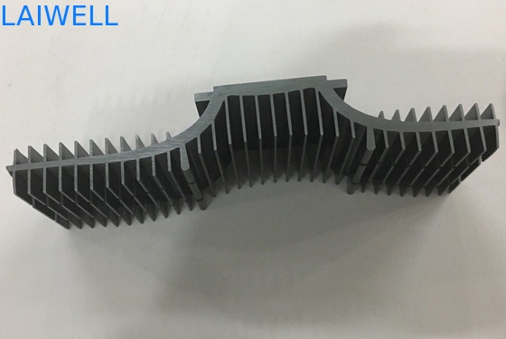 L'espulsione nera d'anodizzazione ha timbrato le parti di alluminio lavora il dispositivo di raffreddamento al tornio di corrispondenza del CPU del metallo