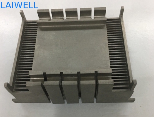 Metallo di alluminio di CNC 6062 di dimensione su ordinazione che timbra il dispositivo di raffreddamento del CPU di Grey Electric