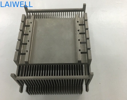 Metallo di alluminio di CNC 6062 di dimensione su ordinazione che timbra il dispositivo di raffreddamento del CPU di Grey Electric