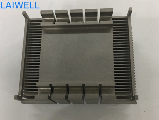 Metallo di alluminio di CNC 6062 di dimensione su ordinazione che timbra il dispositivo di raffreddamento del CPU di Grey Electric