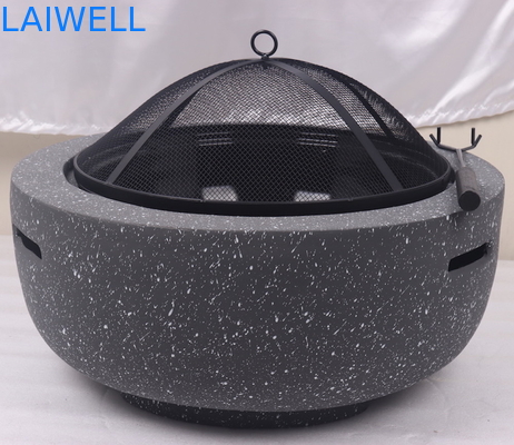 Pozzo portatile del barbecue di progettazione 59.5*34.5cm del MgO della griglia d'acciaio di pietra del barbecue
