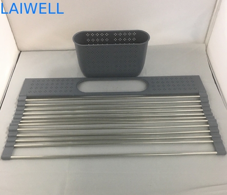 Lo SGS pieghevole 280mm 385mm sopra il lavandino rotola sullo stendipanni del piatto