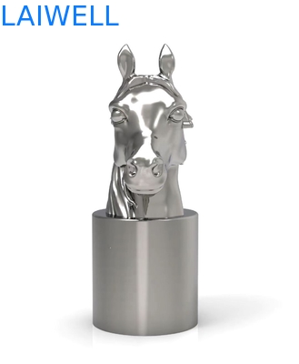 Rifinitura di placcaggio elettrica di cavallo della testa di progettazione di profumo del coperchio decorativo della bottiglia