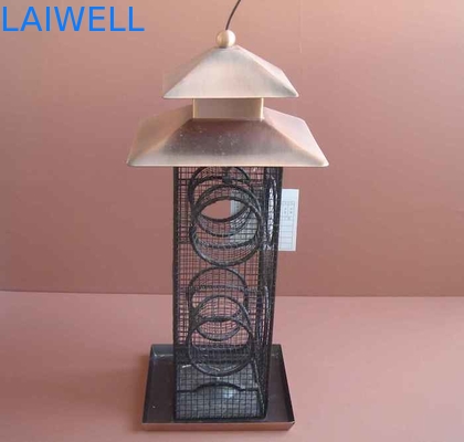 Resistenza di Squirre dell'alimentatore di Logo Galvanized Black Metal Bird dell'incisione laser