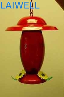 Gli alimentatori decorativi dipinti d'attaccatura domestici dell'uccello del metallo alla ruggine resistenza